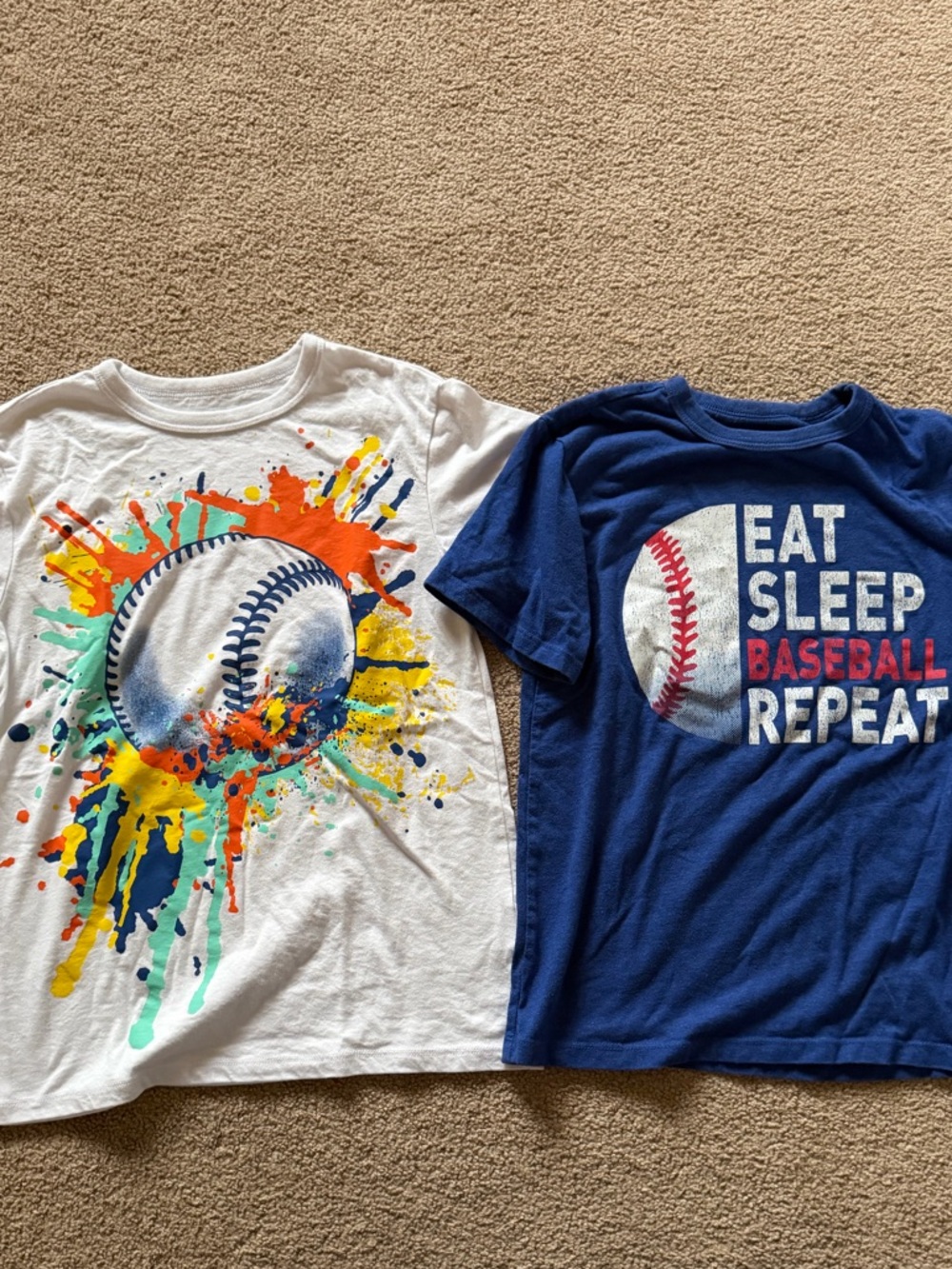 The Children's Place Blue 'Eat Sleep Baseball Repeat' Short-Sleeve Tee
